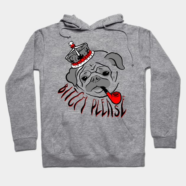 Pug Life - Cool Funny Design For Dog Lovers, Pug Fans, Cute Pug Gift Hoodie by Seopdesigns